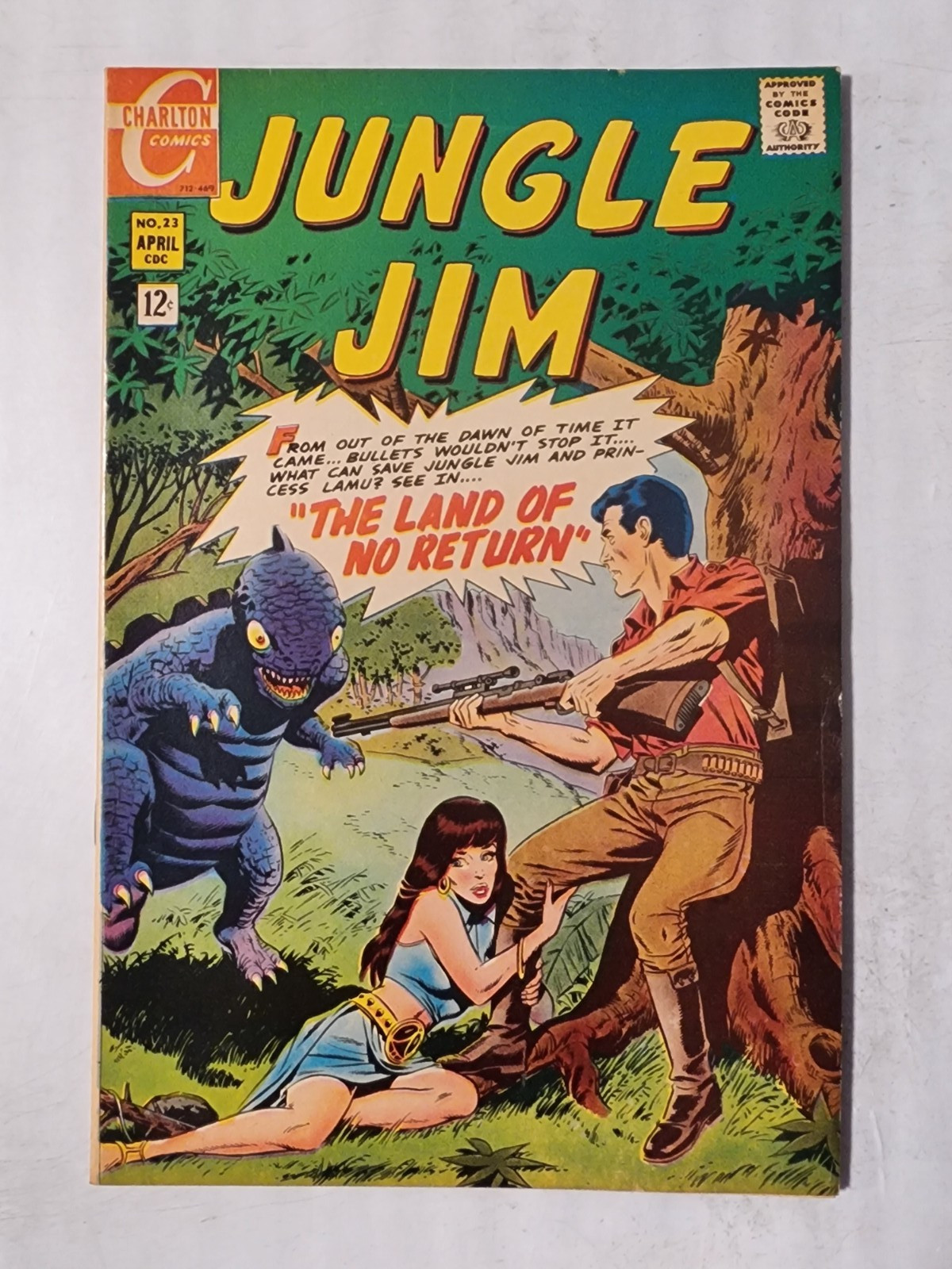 Jungle Jim #23 1969 Charlton Comics Wally Wood Cover
