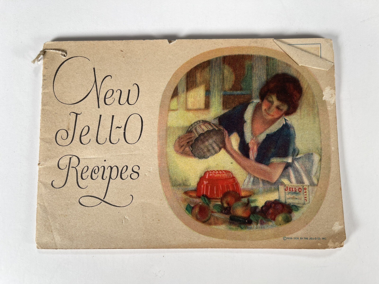 1926 New Jell-O Recipes 6 x 4.25 in vintage promo booklet brochure pamphlet