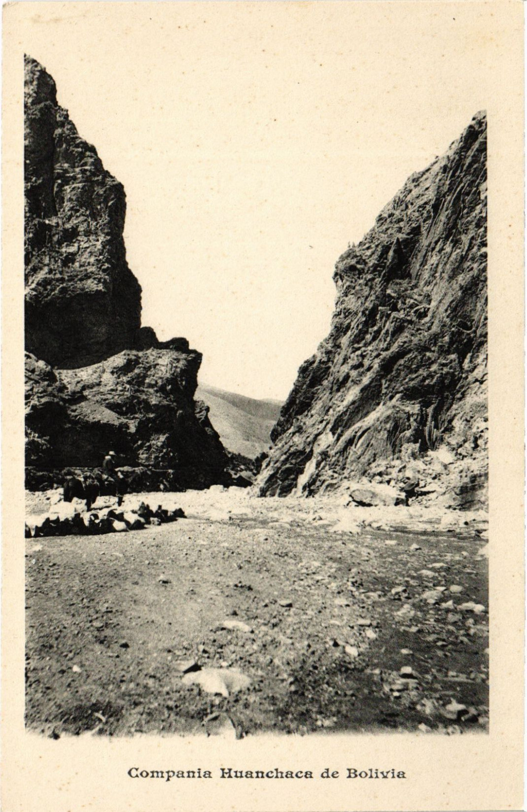 PC BOLIVIA, COMPANIA HUANCHACA DE BOLIVIA, Vintage Postcard (b60545)