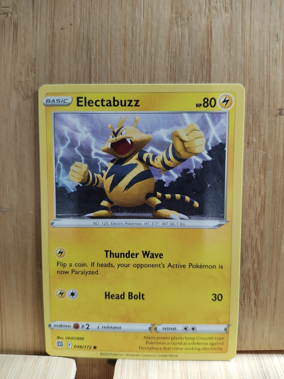 ELECTABUZZ 🏆 common 046/172 Brilliant Stars (Genuine) Pokemon Card🏆FAST POST