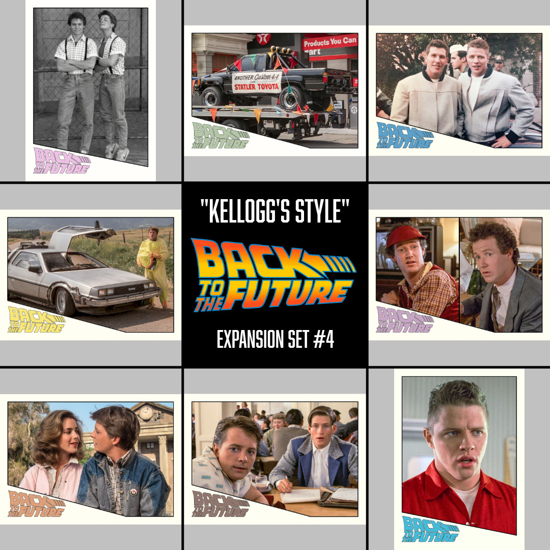 Back to the Future 1985 Kellogg’s Style Trading Cards – EXPANSION SET #4