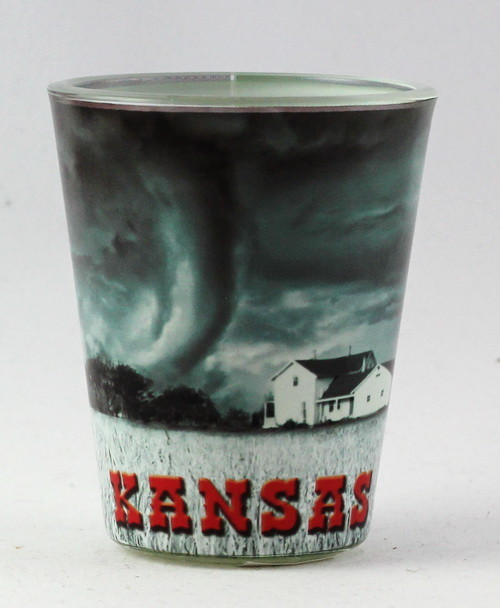 Kansas Tornado Scene Shot Glass rtp