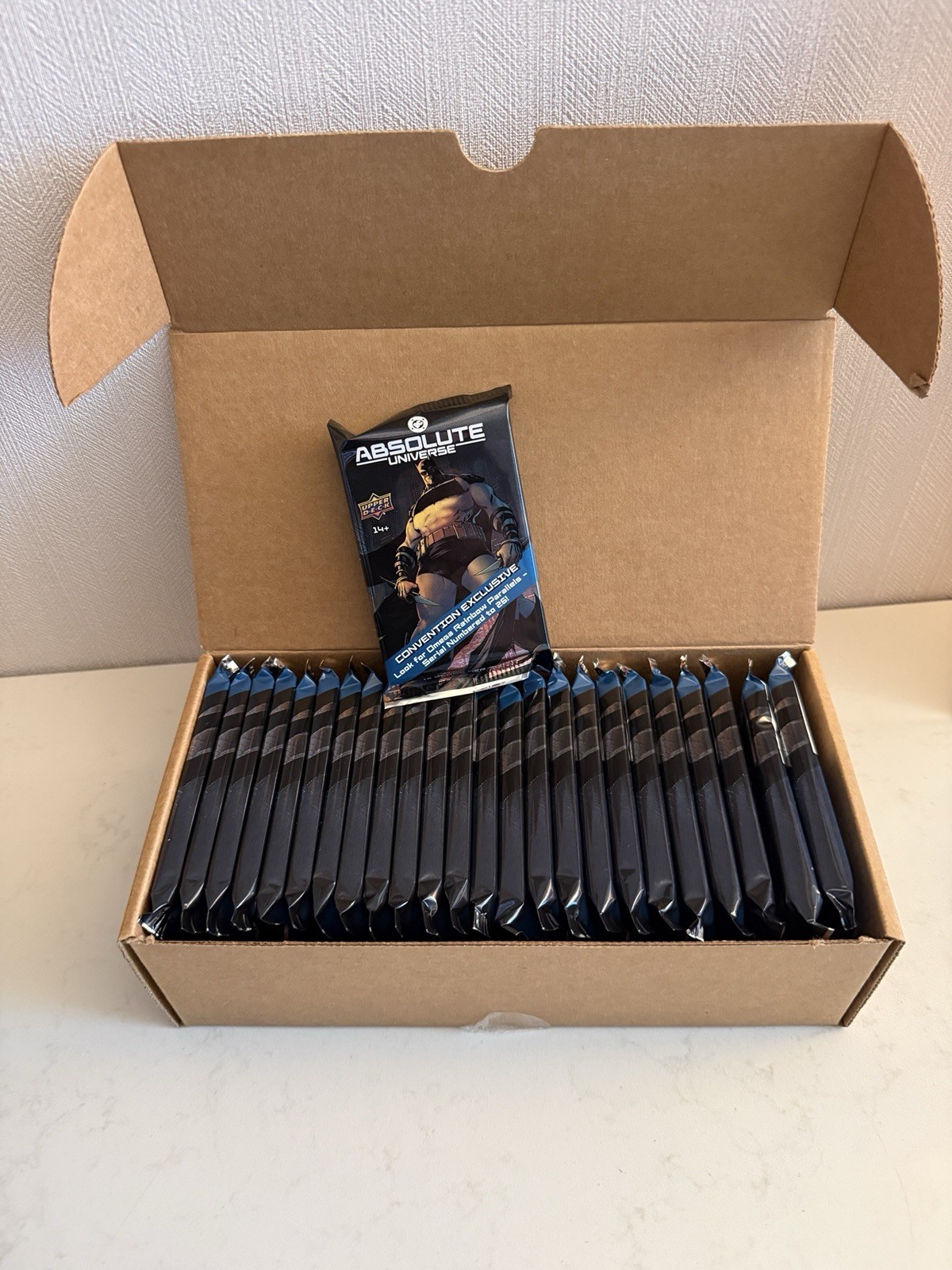SDCC 2026 Exclusive Upper Deck Absolute DC Universe Case 25x In-hand
