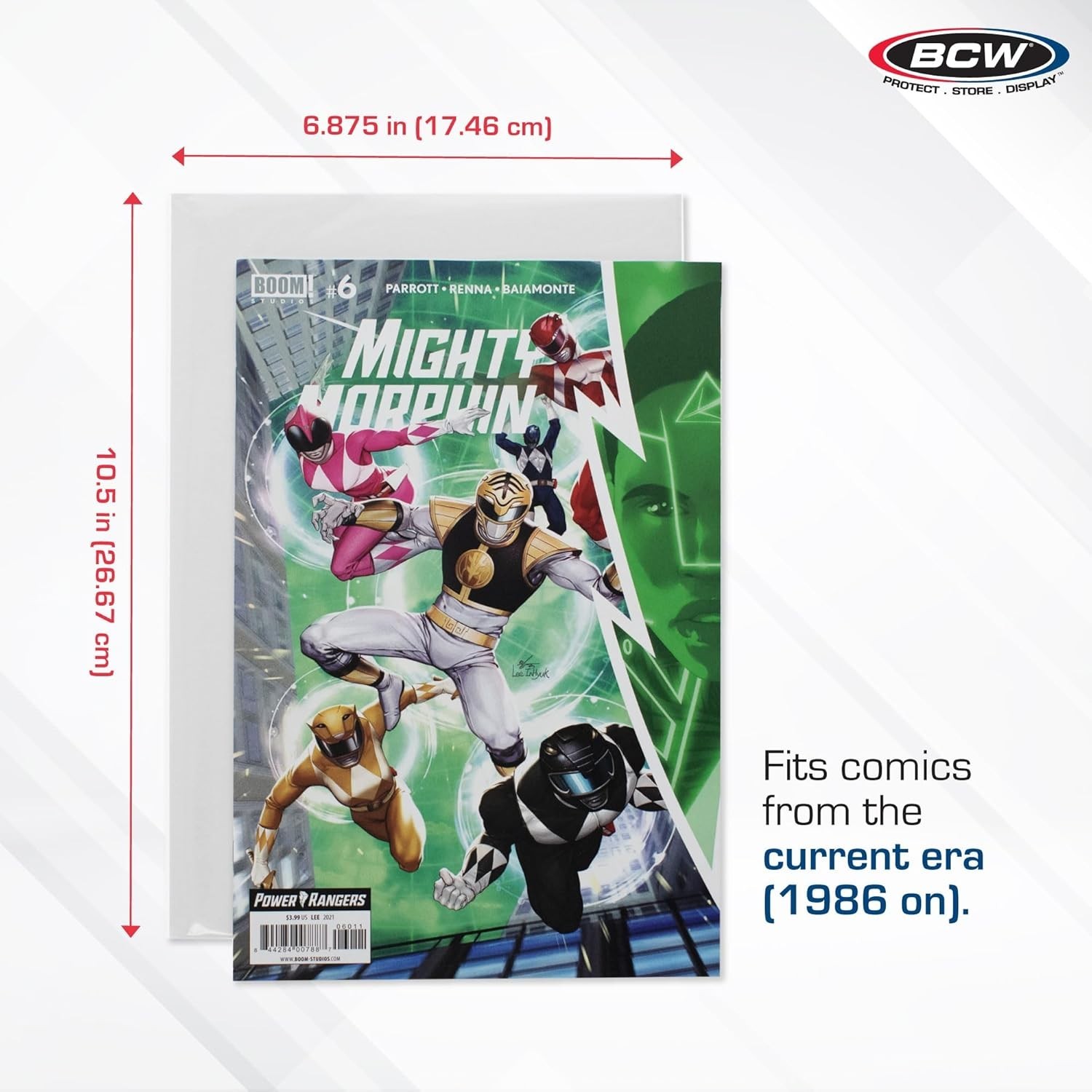Current Comic Boards and Bags Combo | 100 Polypropylene Comic Bags & Backer B…