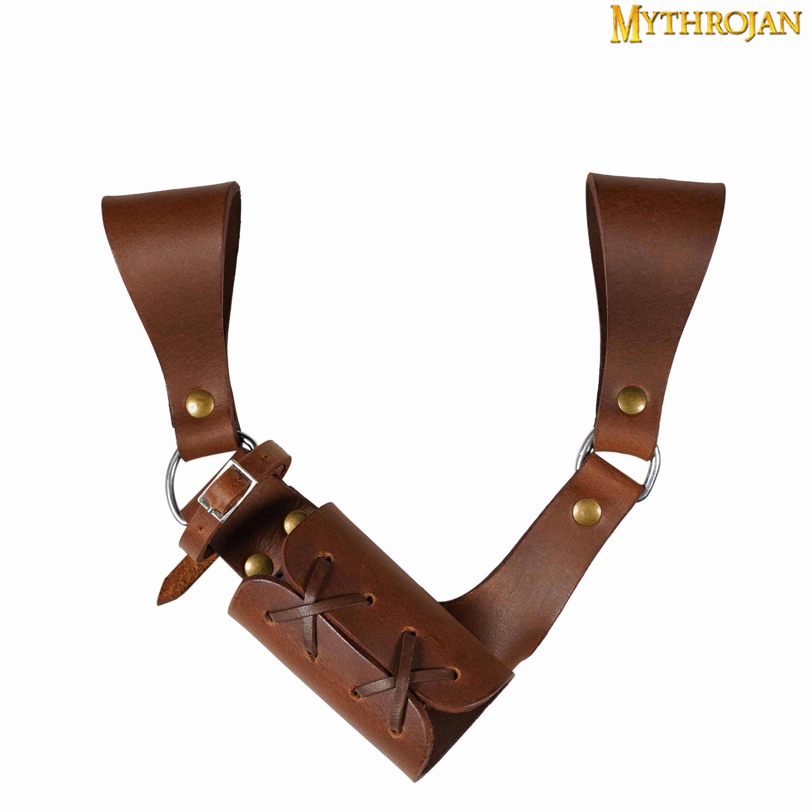8 Inch Universal Leather Sword Frog Viking Warrior Knight Medieval Holster