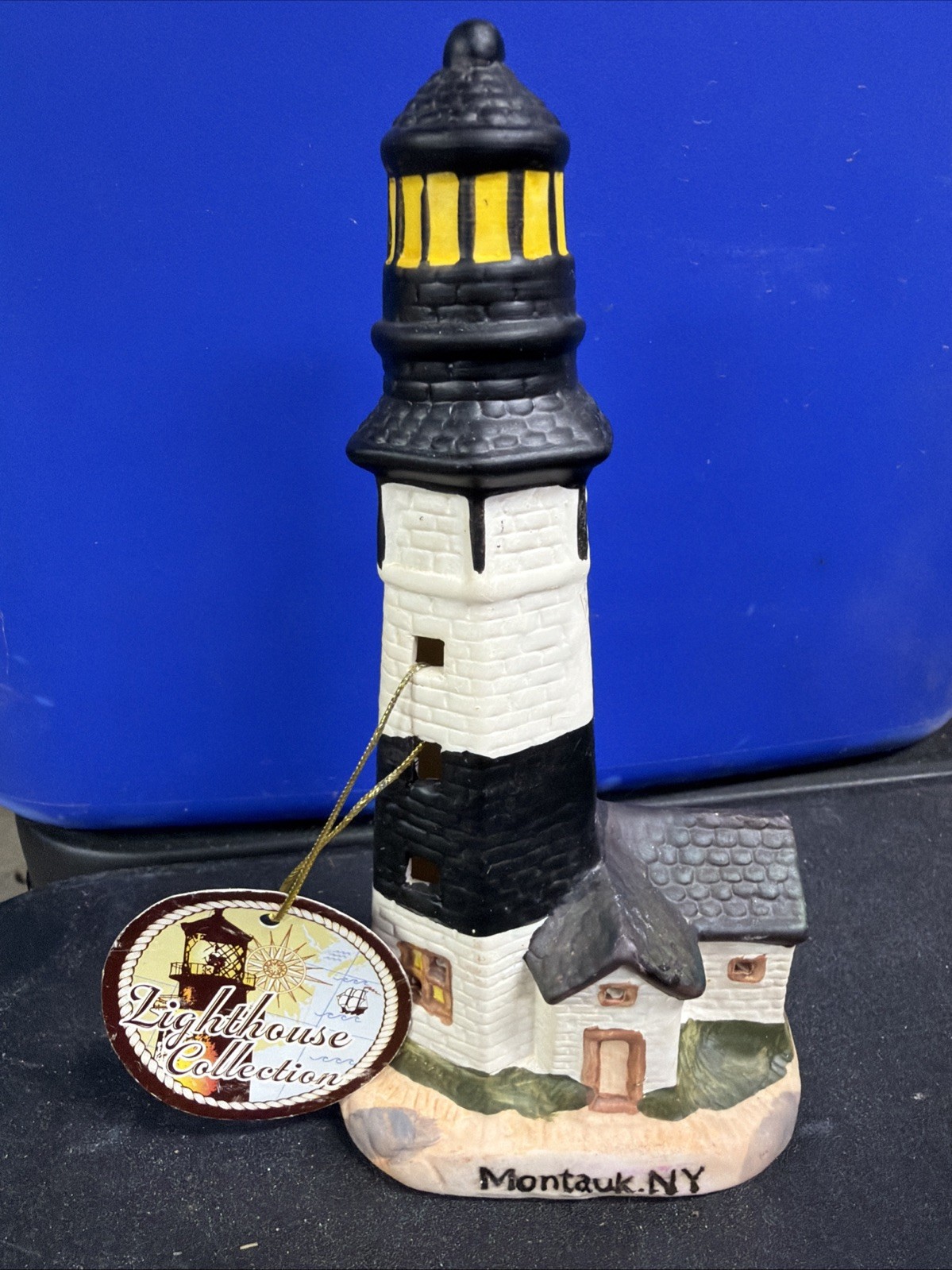 Lighthouse Montauk New York Ceramic Collectible 7.5”