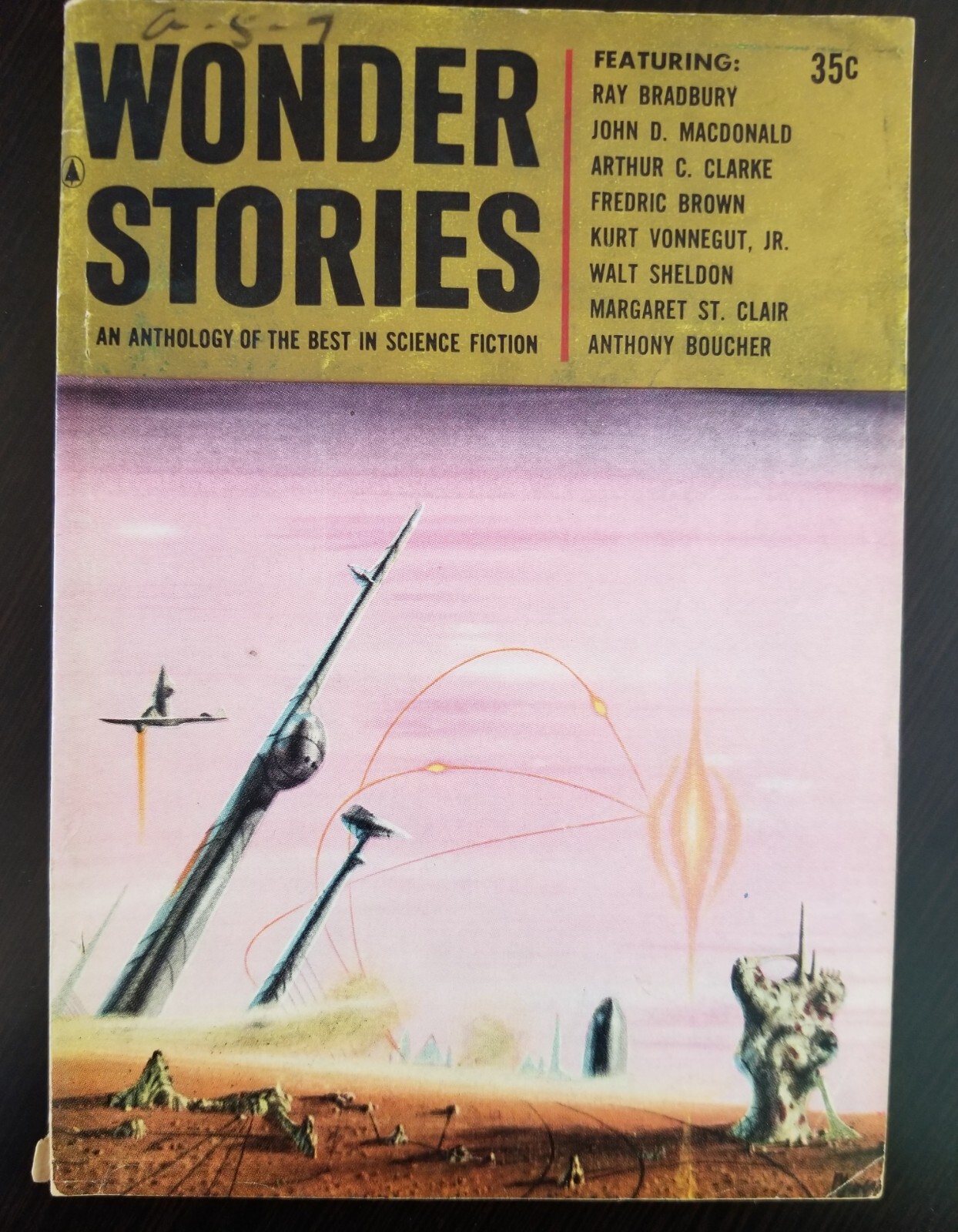 Wonder Stories: Anthology of the Best in Science Fiction Vintage Magazine