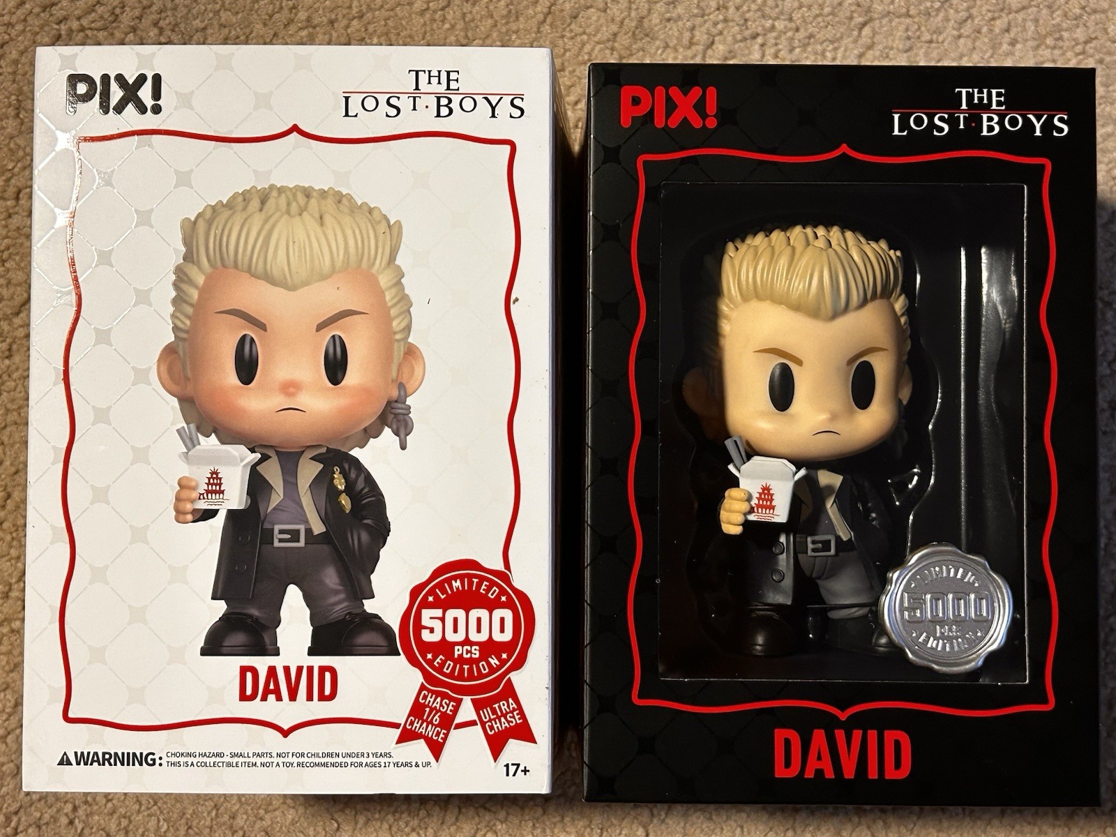 Thrilljoy PIX! The Lost Boys DAVID Confirmed Hero New Box Unopened
