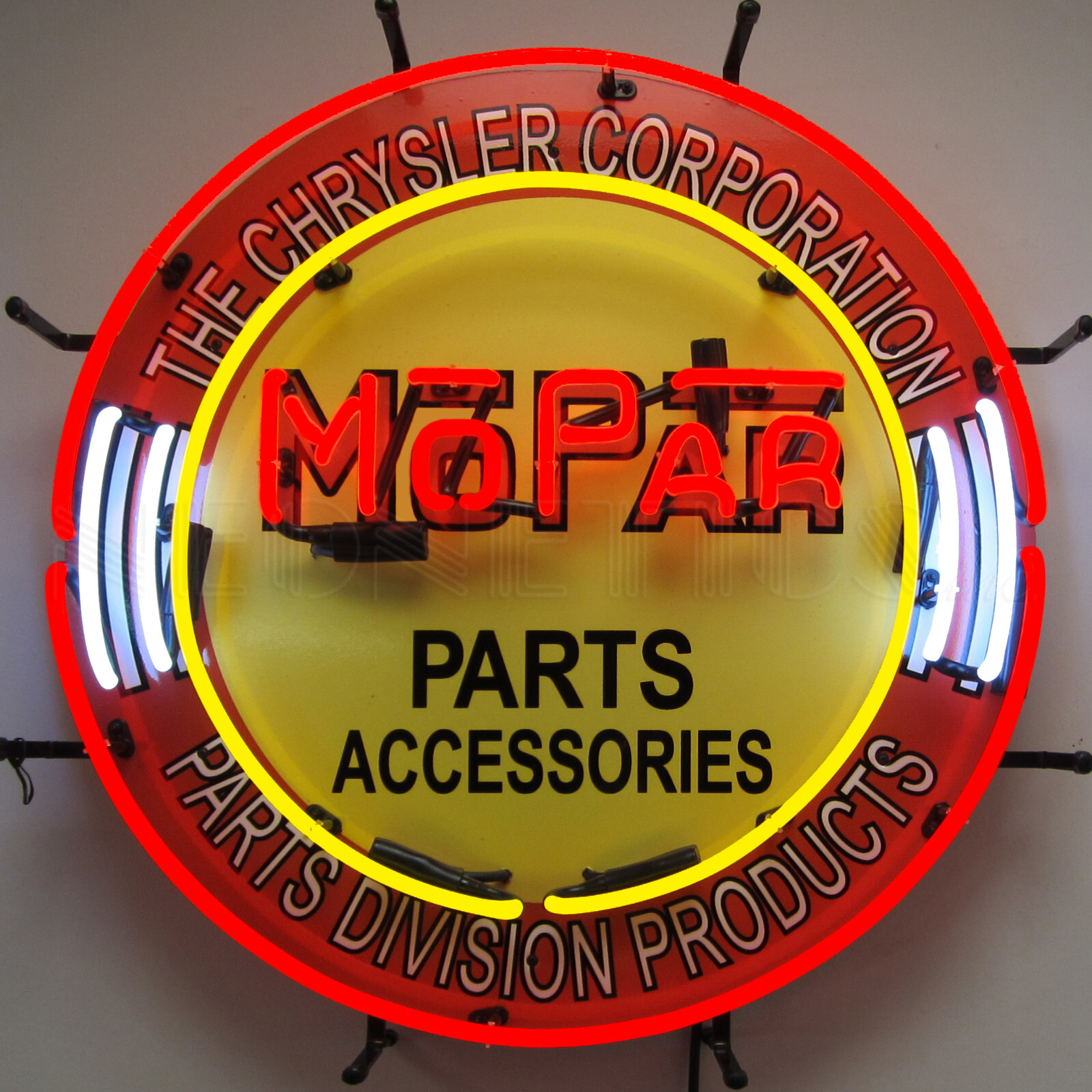 Neon sign Mopar Parts Dodge Garage wall Lamp light Hemi Charger Super Bee