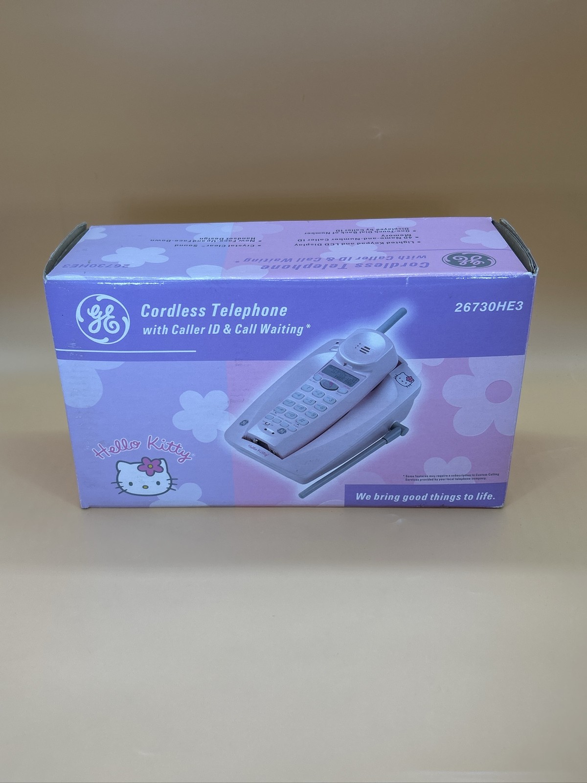 Hello Kitty GE Cordless Landline Pink Phone Caller ID Call Waiting. Vintage 80’s