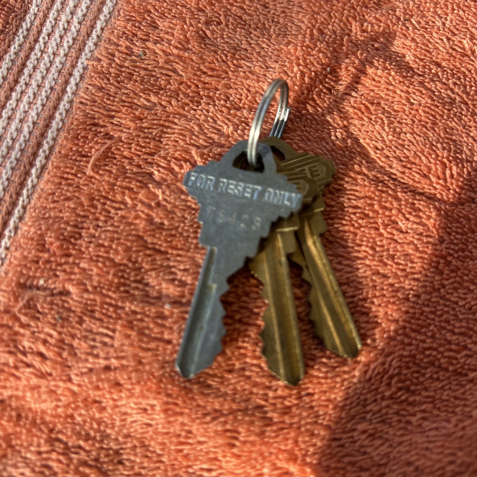 Vintage Locksmith Blue Key Ricky Key System
