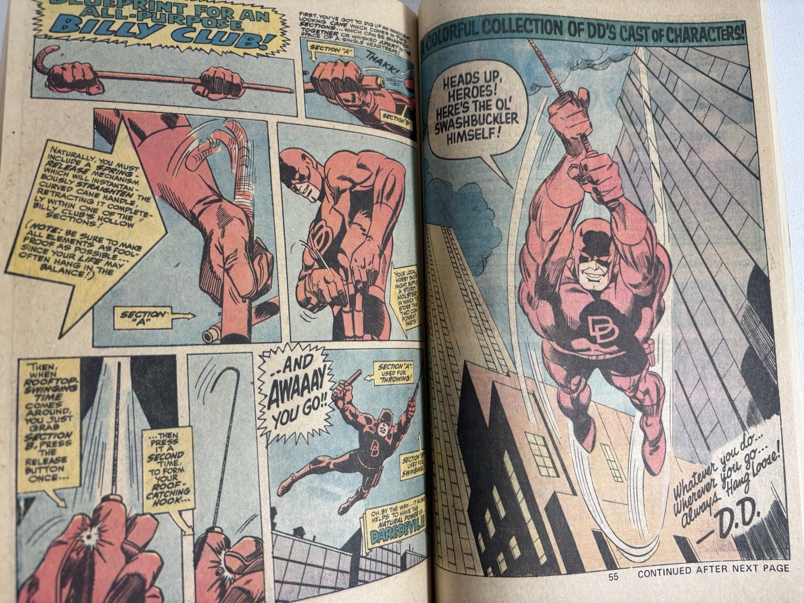 Giant-Size Daredevil #1 (1975) See The Man Without Fear Battle As Never Before!