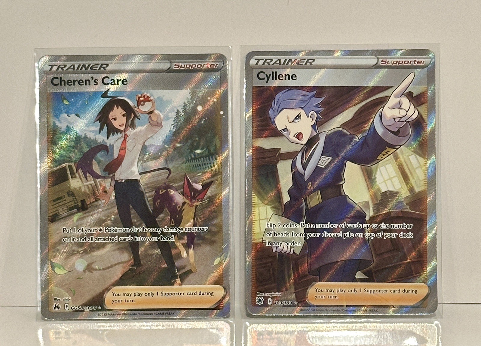 Pokemon SWSH Sword And Shield Trainer Supporter Full Art Six Card Lot NM-MT