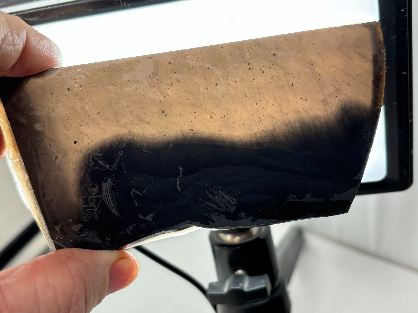 Fire Obsidian Slab Lapidary Cabbing Knapping Combo ship avail
