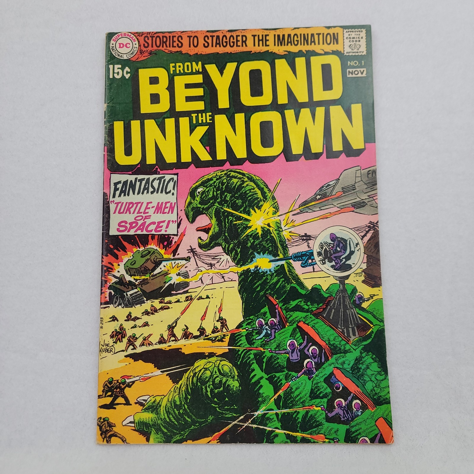 From Beyond the Unknown #1 (1969) DC Comics – Premiere Issue – Joe Kubert Cover