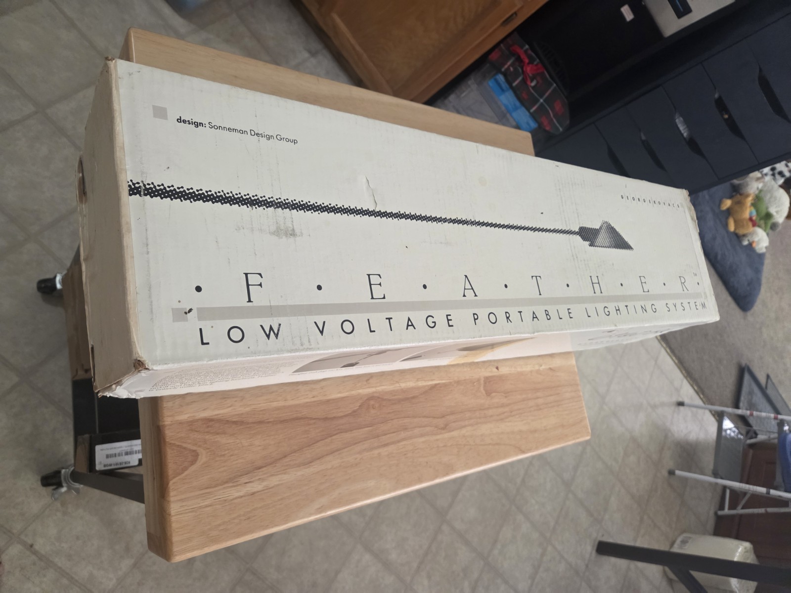 Sonneman George Kovacs Feather Desk Lamp #6960 w/Box