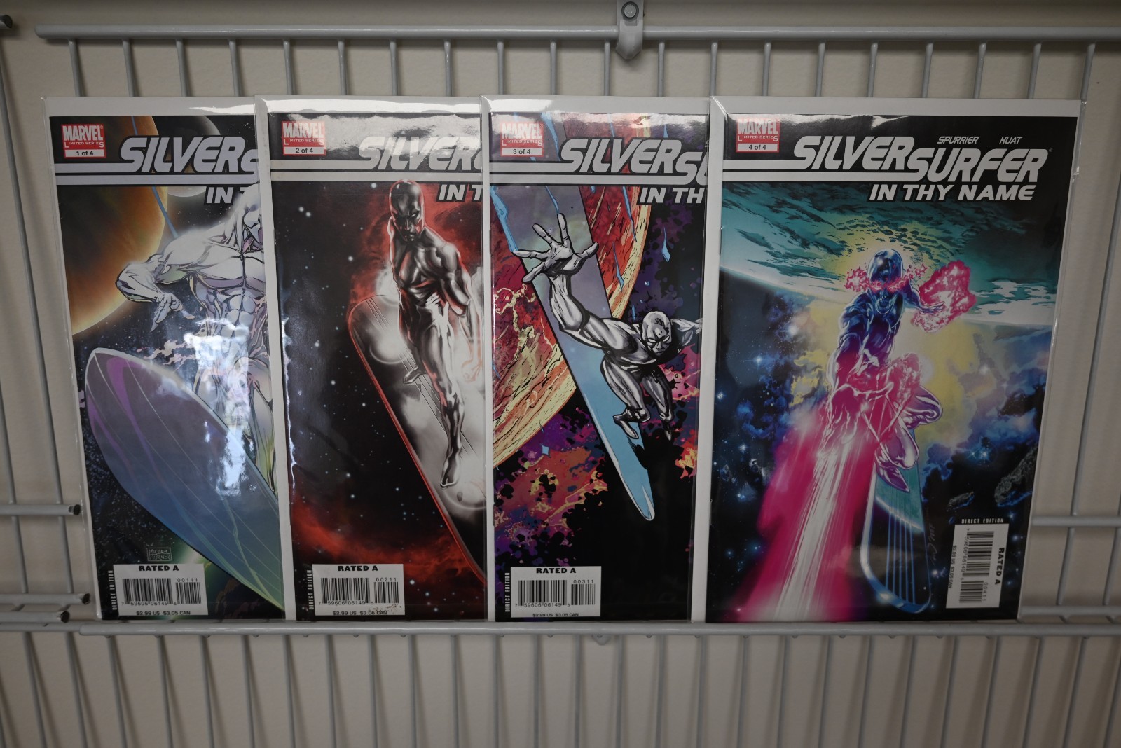 Silver Surfer: In Thy Name #1 2 3 4 Complete Series Michael Turner Art! Avg NM-