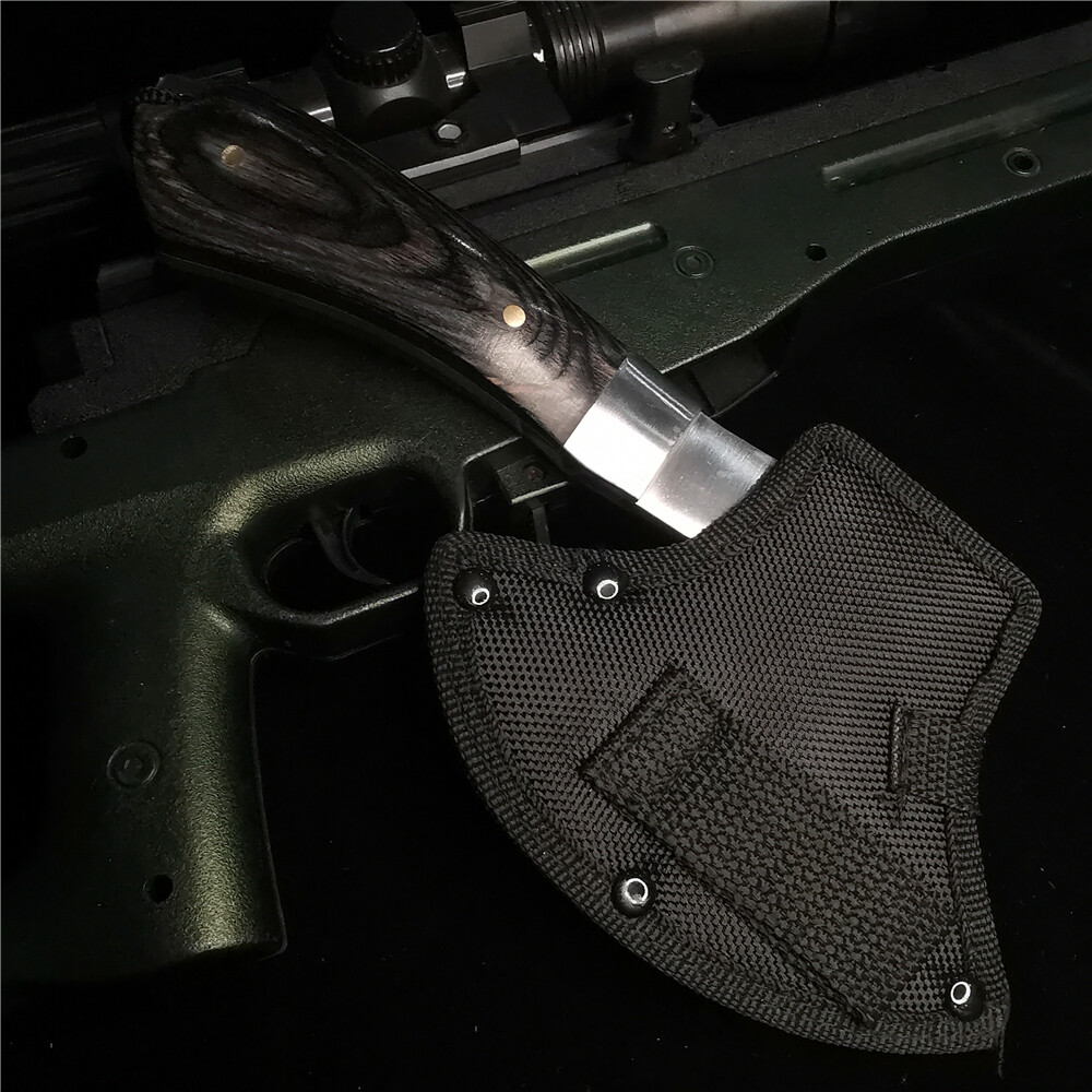 8.66″SURVIVAL TOMAHAWK THROWING AXE Combat Tactical Hunting Hatchet Hex Hole Ax