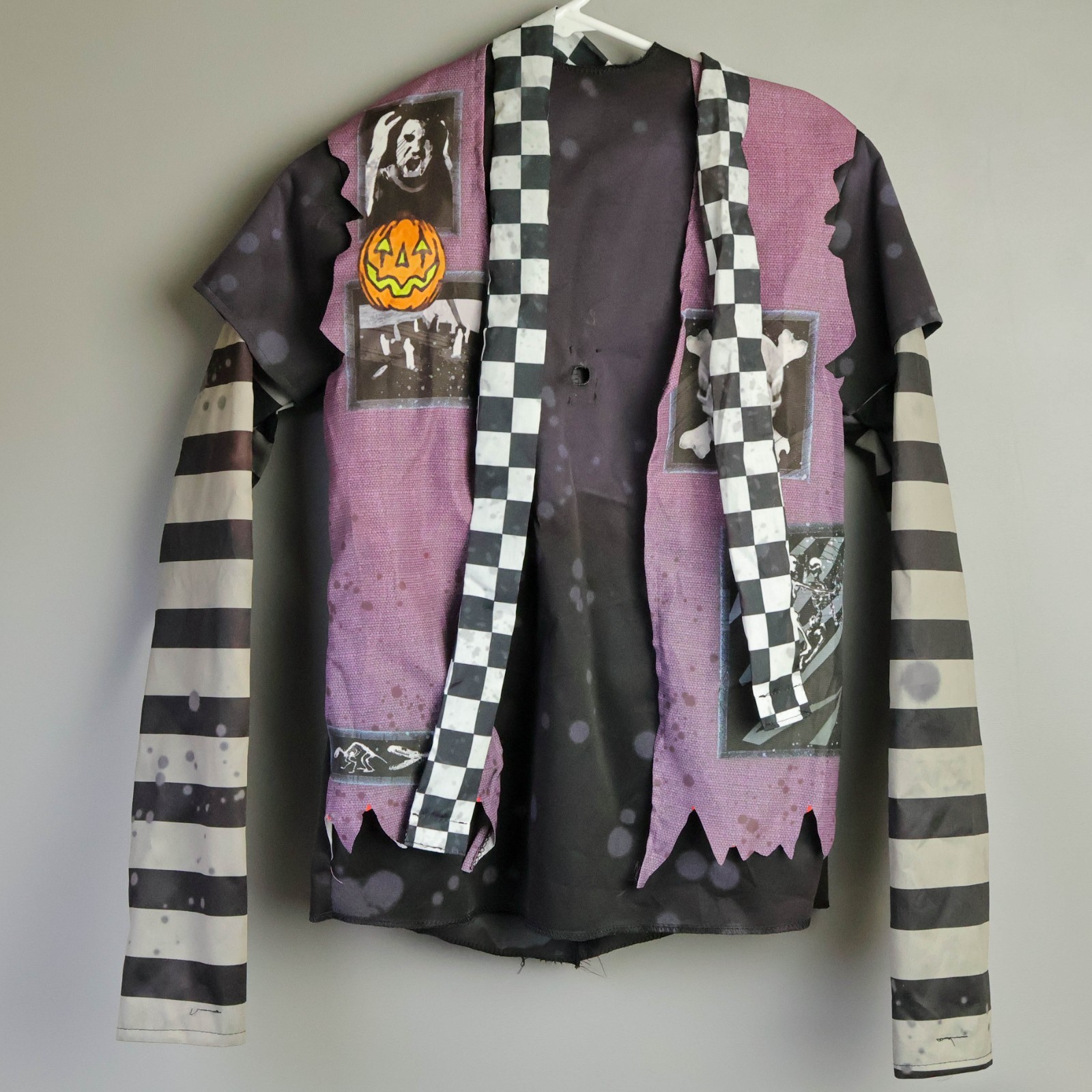 Punk Rocker Skeleton 6 Ft Animatronic Shirt Replacement Part Halloween Prop