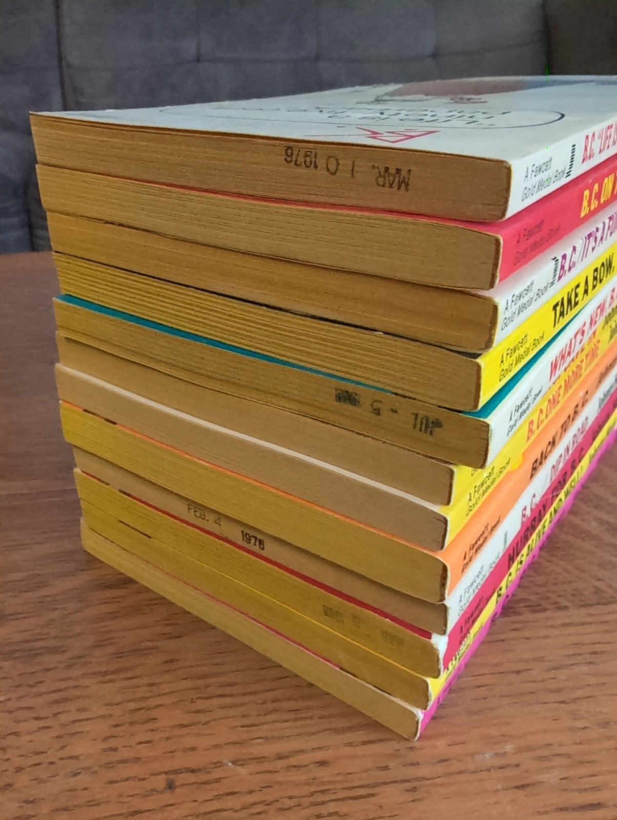 Lot of 12 Johnny Hart B.C. Paperback Books Vintage Paperback 60s 70s Fawcett