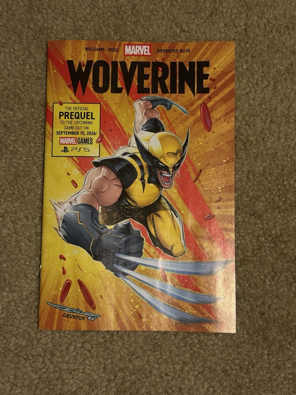 SDCC 2026 Exclusive Marvel Wolverine Prequel Comic Playstation PS5 Ross Coello