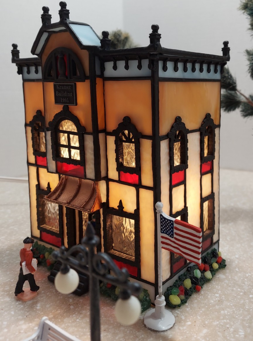 Forma Vitrum Stained Glass “Kramer Building” Real Estate Vitreville Bill Job ’95