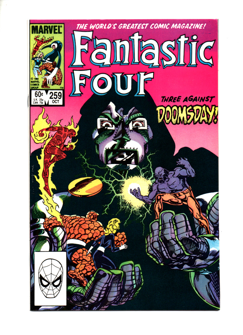 FANTASTIC FOUR #259 VF/NM 9.0 JOHN BYRNE COVER/STORY/ART DR DOOM APP