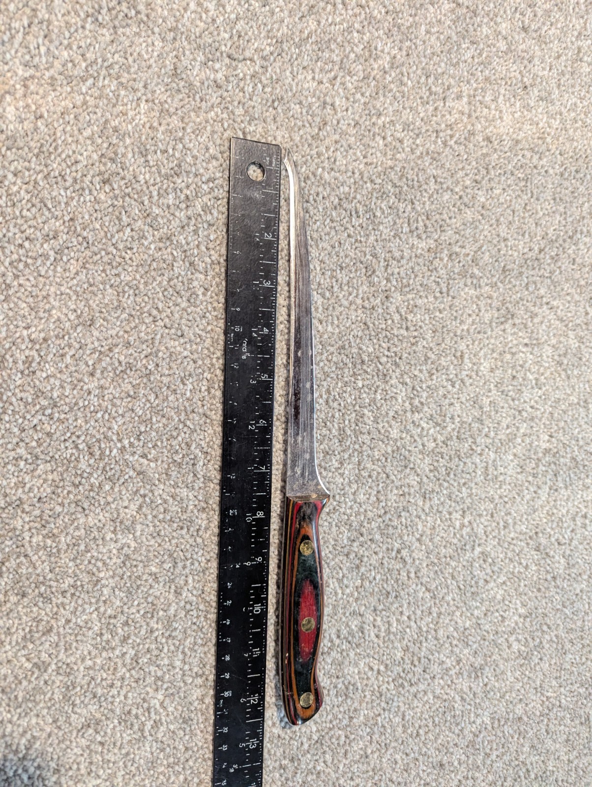 Vintage Leech Lake Fillet Knife With Sheath 1998 90s Signed Dated