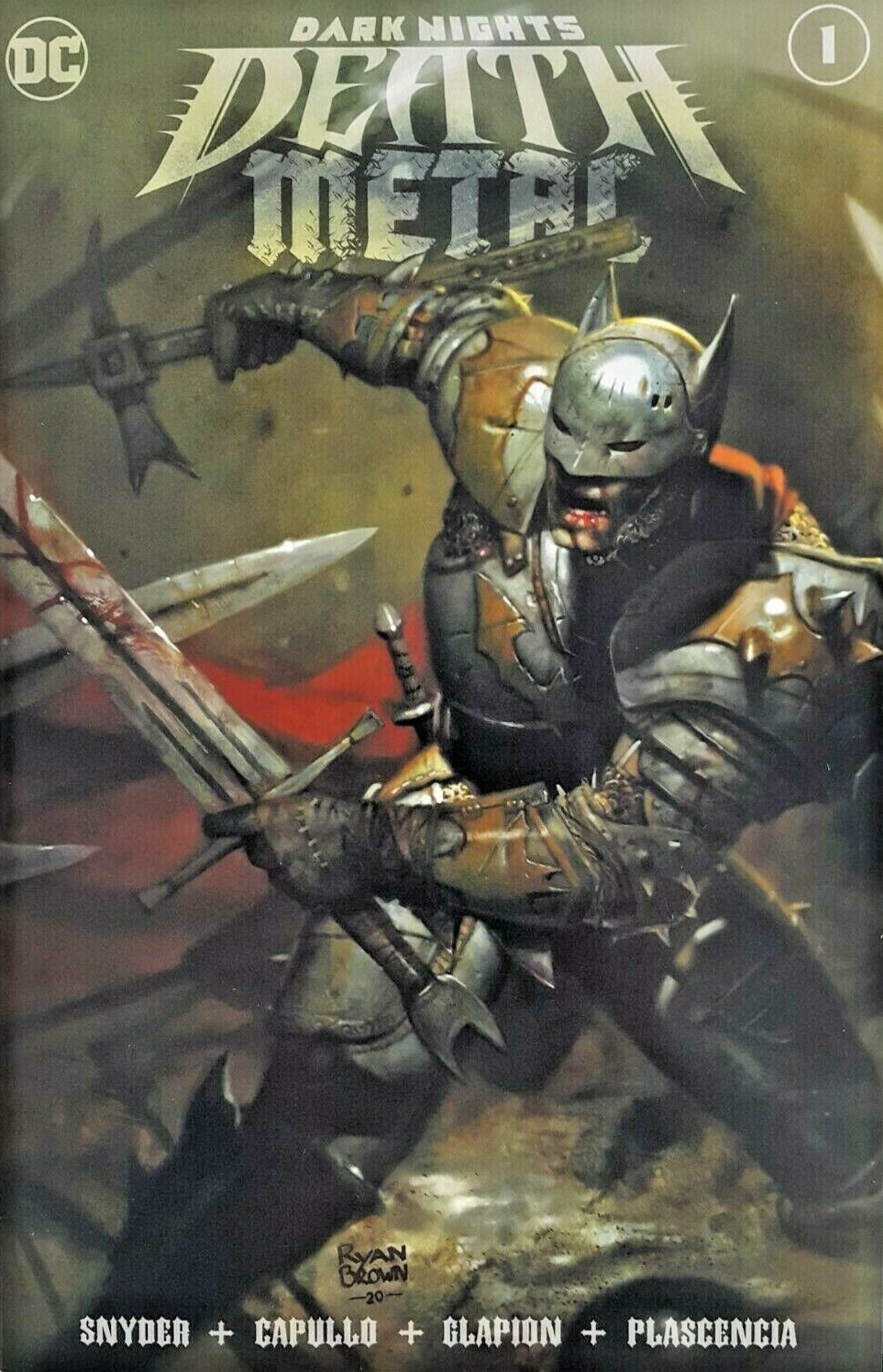 Dark Nights Death Metal #1 Ryan Brown Trade Dress Variant Cover (A) DC Comics