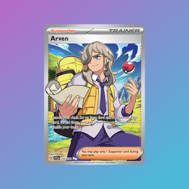 Arven (Secret Rare) – 235/198 Scarlet & Violet Base Set