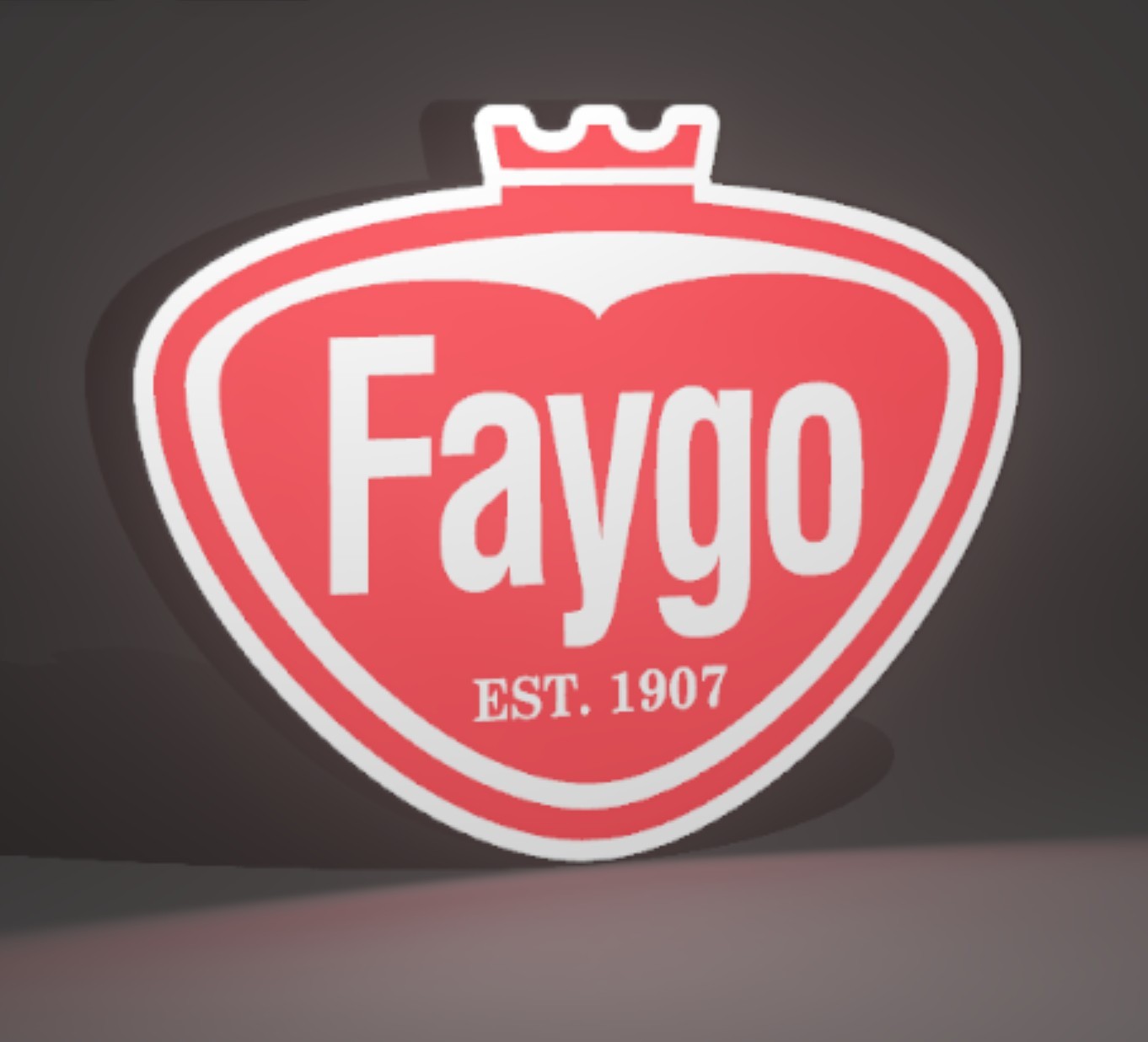 FAYGO SODA LOGO LED SIGN LIGHT BOX LARGE 14.8″ WIDE MAN CAVE GARAGE SEE FEEDBACK