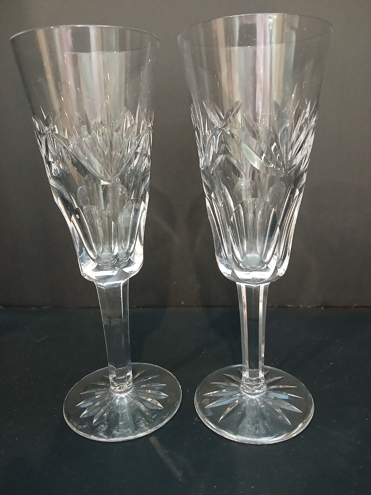 Waterford Crystal Ashling Cut Champagne Flutes