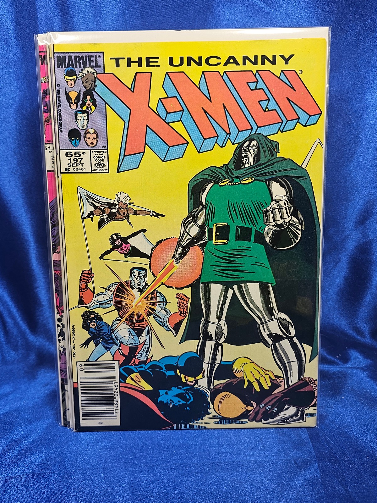 Uncanny X-Men #197 VF+ 8.5 1985 Marvel Doctor Doom Appearance John Romita Jr.