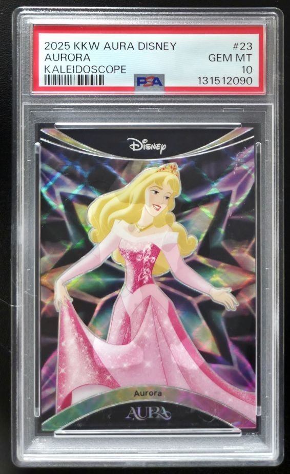 2025 Kakawow Aura Disney Aurora /299 Kaleidoscope #23 PSA 10