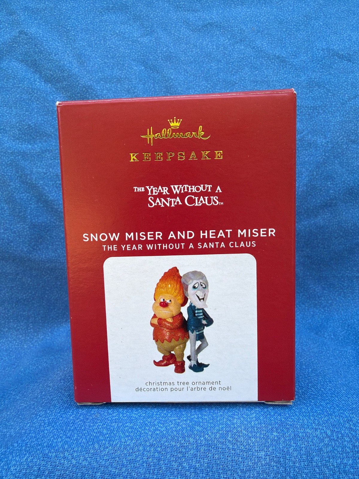 NIB Hallmark QXI7082 Snow Miser and Heat Miser Ornament