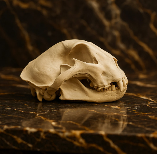Life-Size Cheetah Skull Replica – Anatomical Model