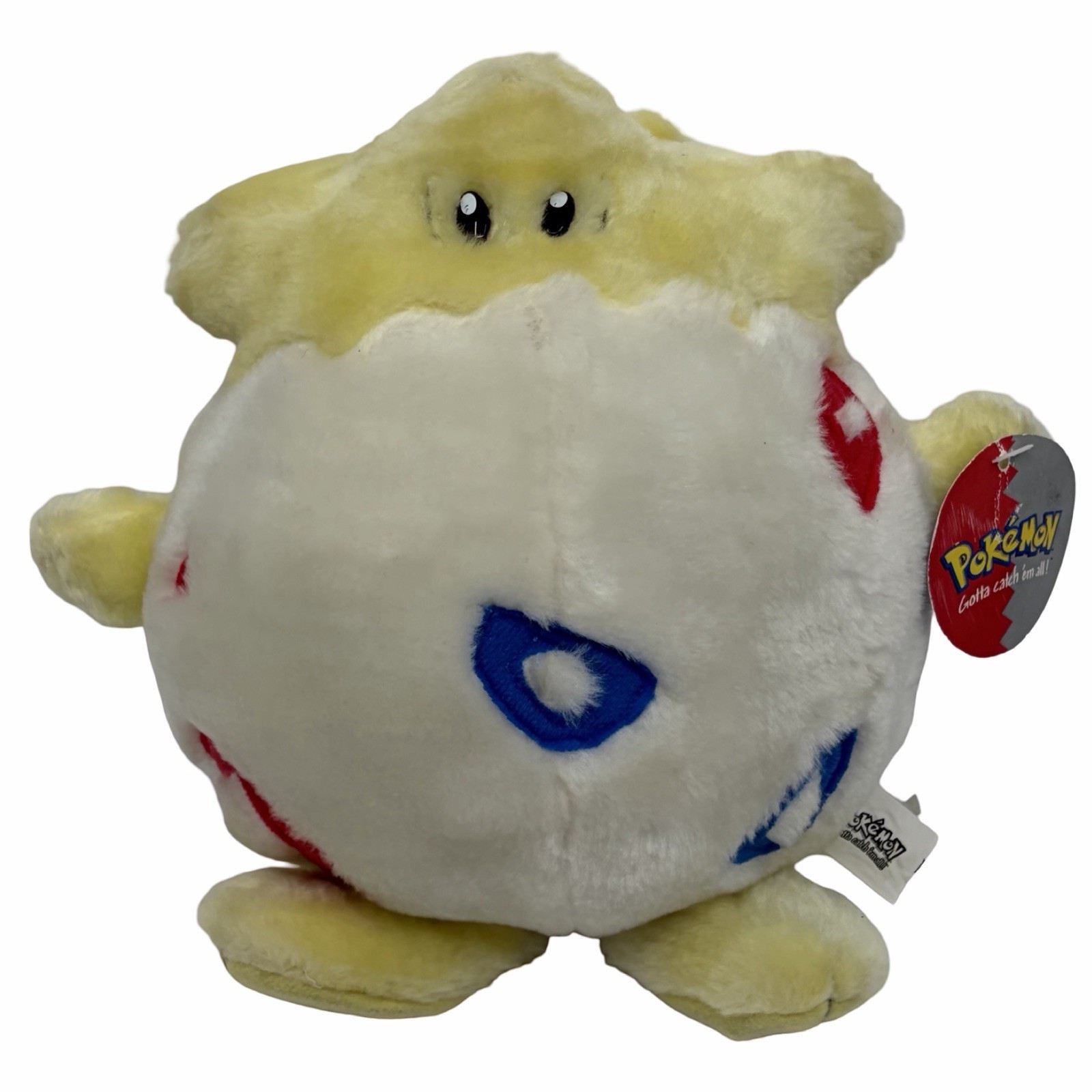 Nintendo Pokemon Togepi 8” Plush Fuzzy Stuffed Toy Game Freak Vintage 1999