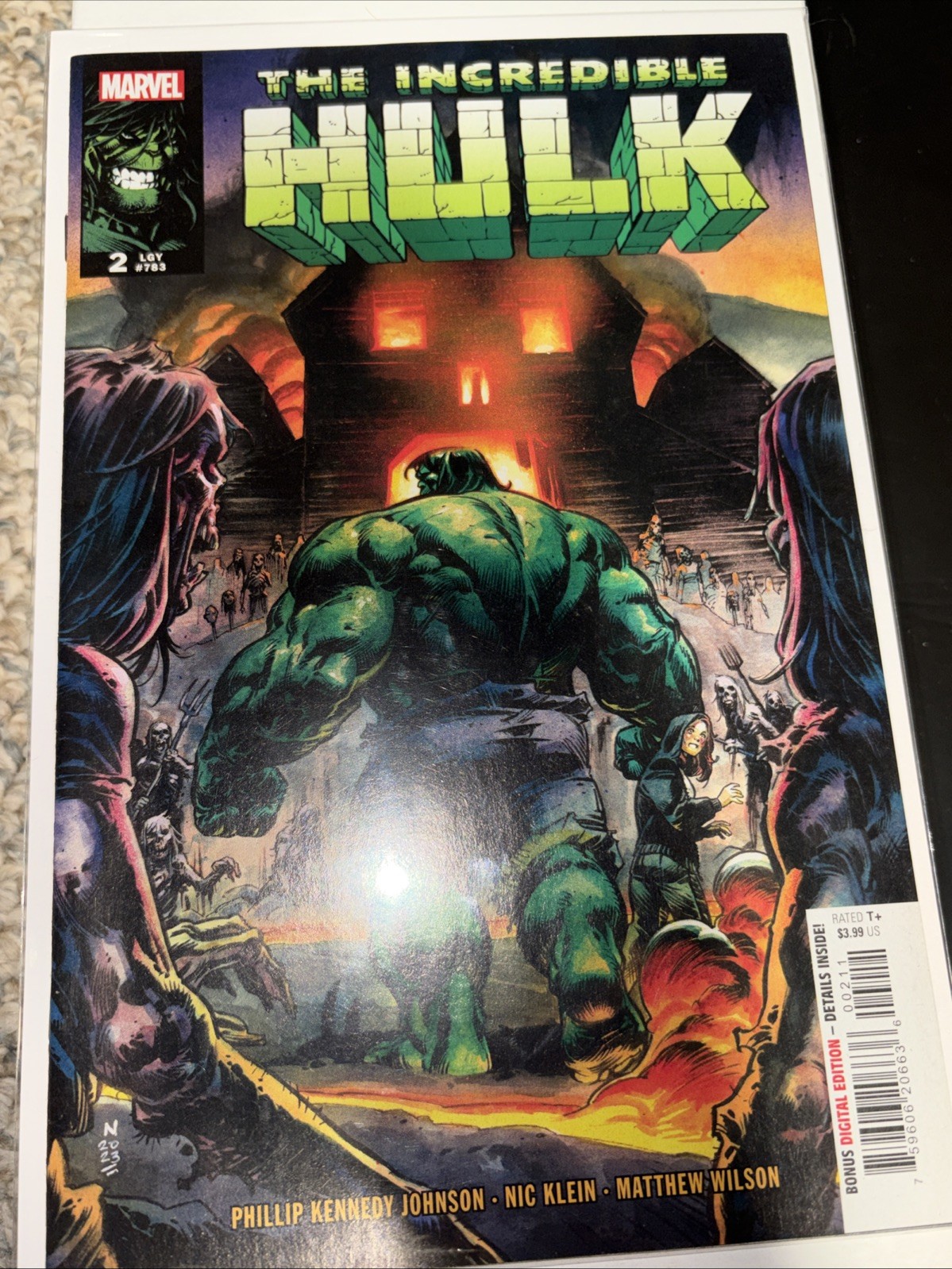 The Incredible Hulk #2 (783) (Marvel Comics September 2023)