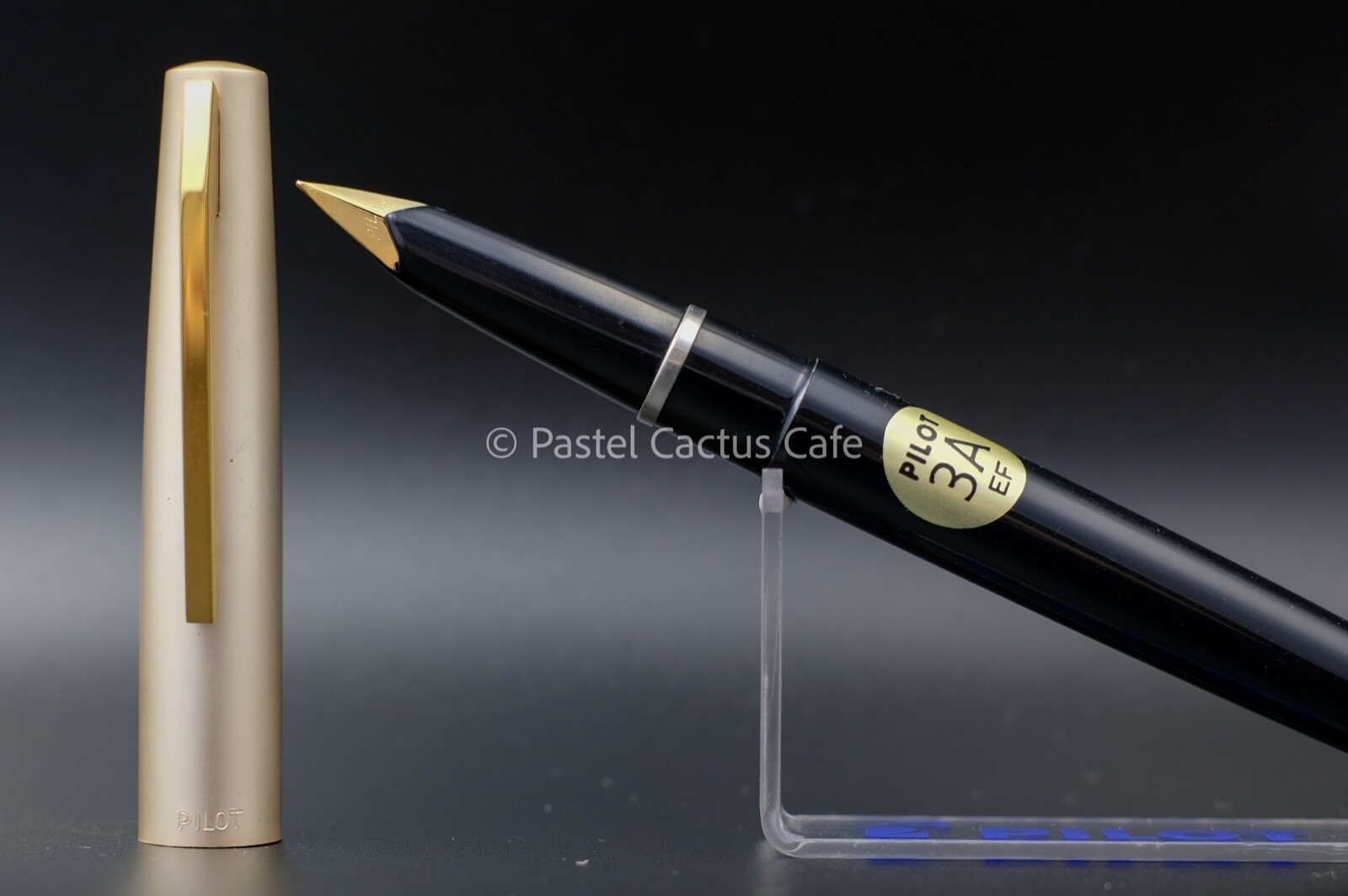 Pilot F “3A” Black EF Nib Fountain Pen NOS Vintage 1970s Rare Collectible