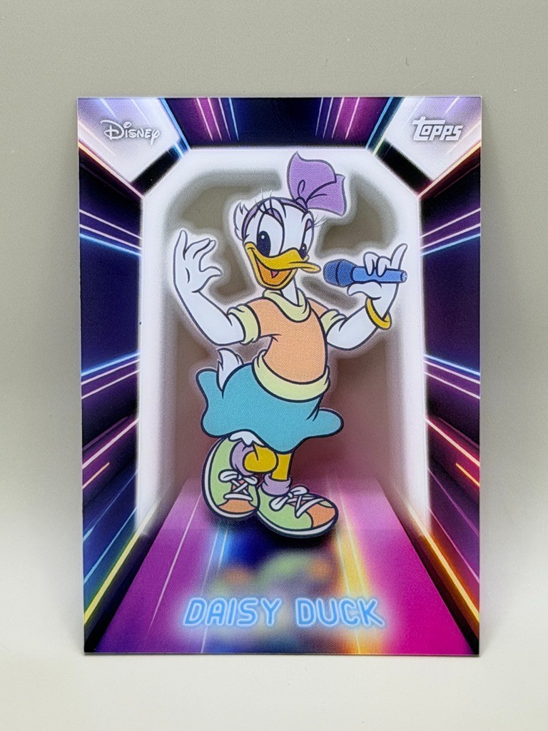 2026 Topps Disney Neon: Illuminated Lights ~ NPL-6 Daisy Duck