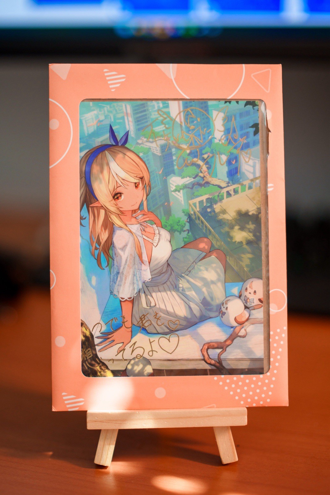 Hololive Flare 3rd Anniversary Hand Signed Postcard