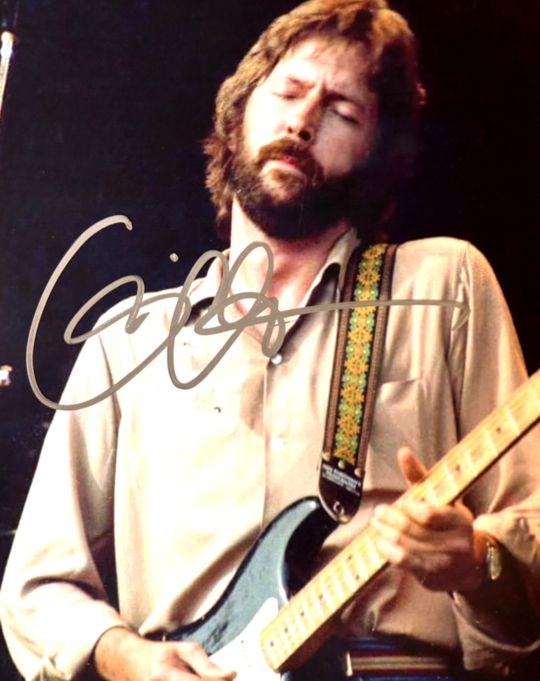 ERIC CLAPTON Hand Signed 8×10 inch Original Authentic Autograph w/COA