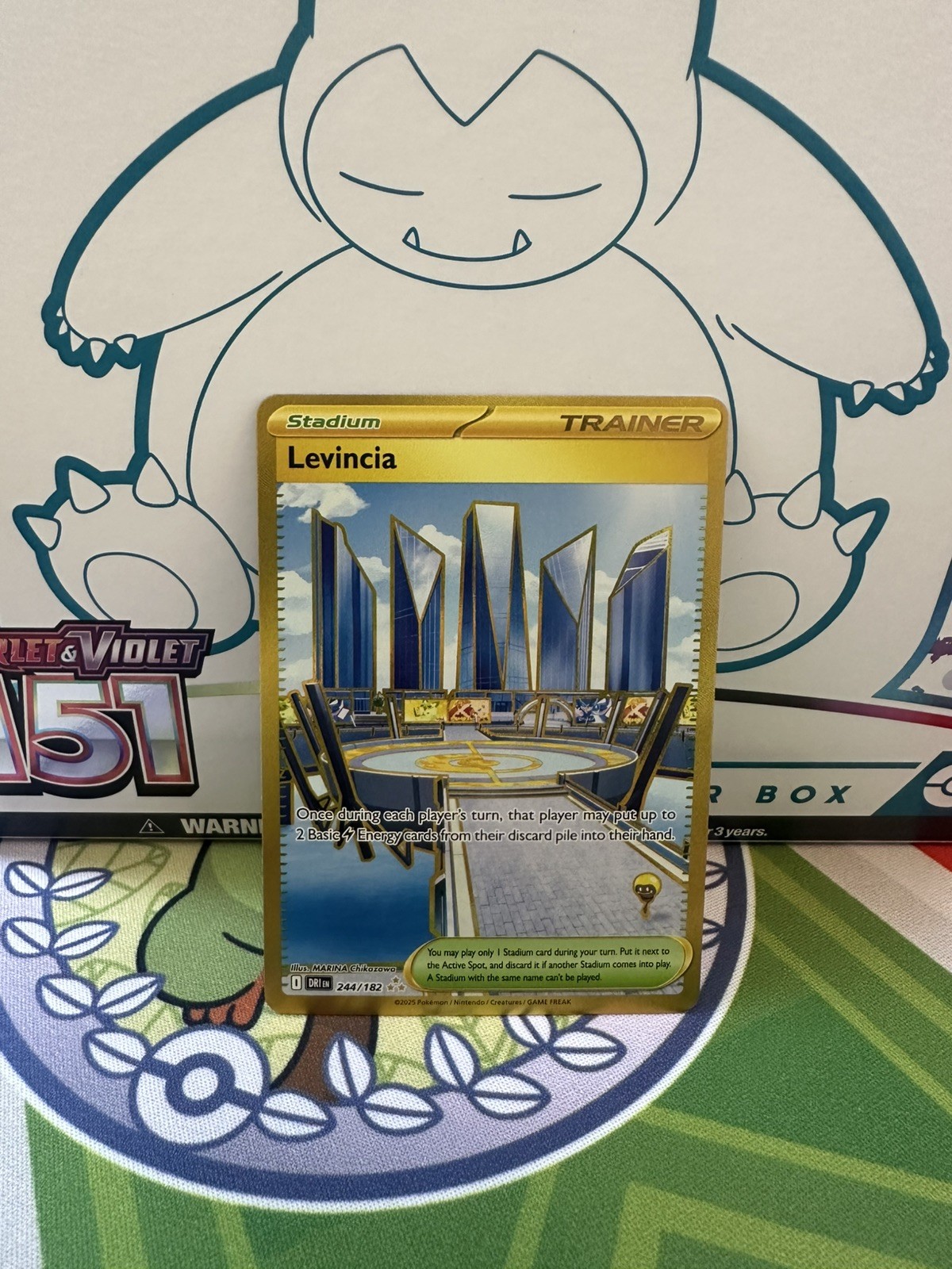 Levincia Holo Hyper Rare SV10: Destined Rivals 244/182 NM