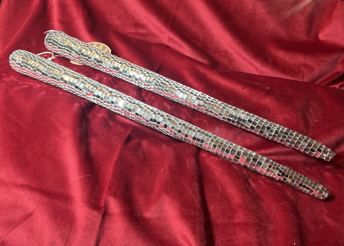 Mirror Ball Icicle Ornament 4 Piece Set