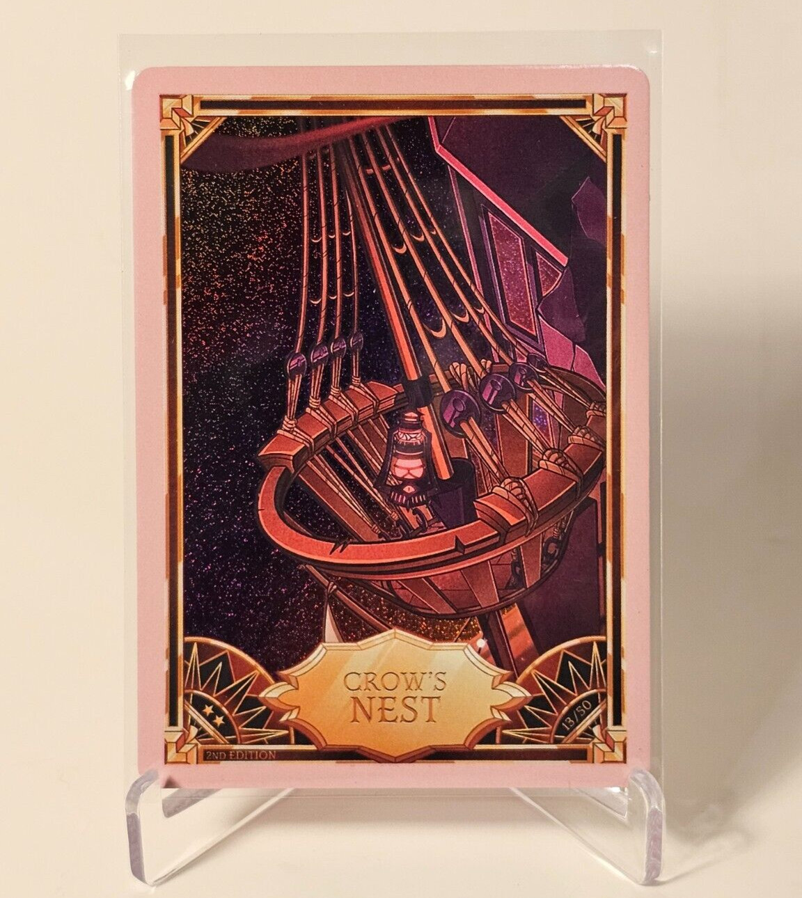 Hazbin Hotel Trading Card – Crow’s Nest 13/50 PINK FOIL – 2nd Edition