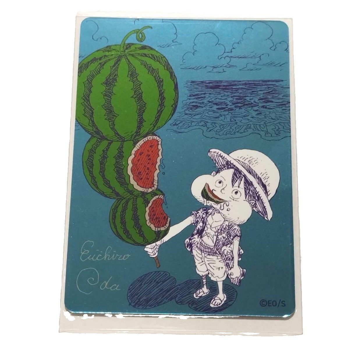 One Piece Monkey D Luffy Metallic Card Shueisha Natsucomi 2026 Anime METAKIRA