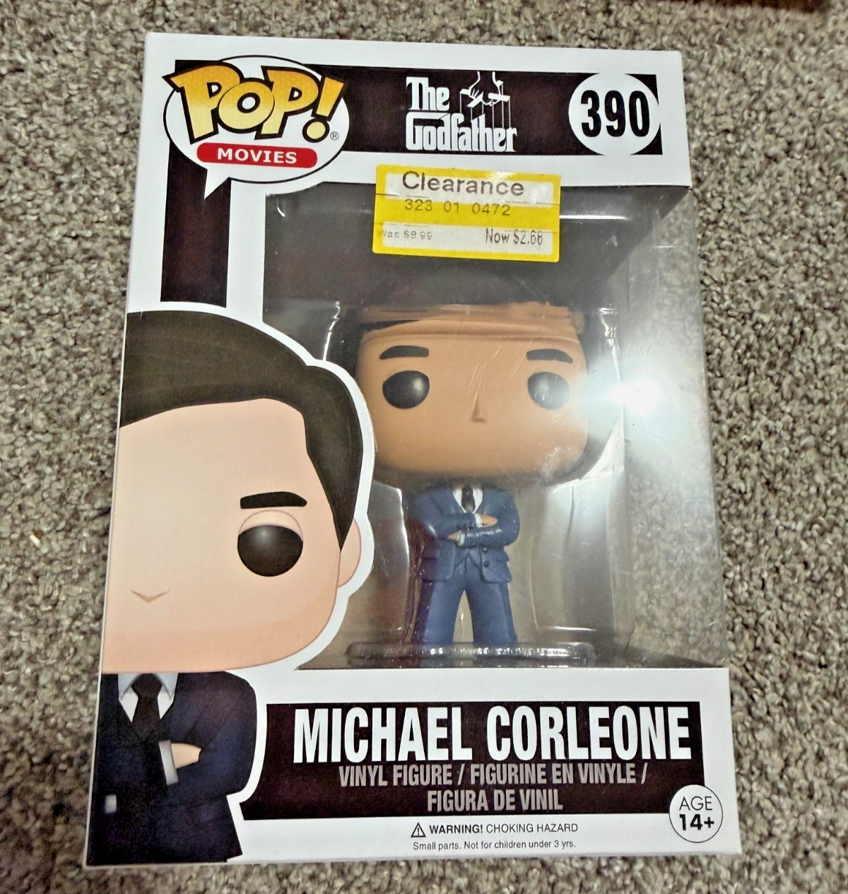 Funko POP! Movies The Godfather Michael CORLEONE #390 shipped in box.