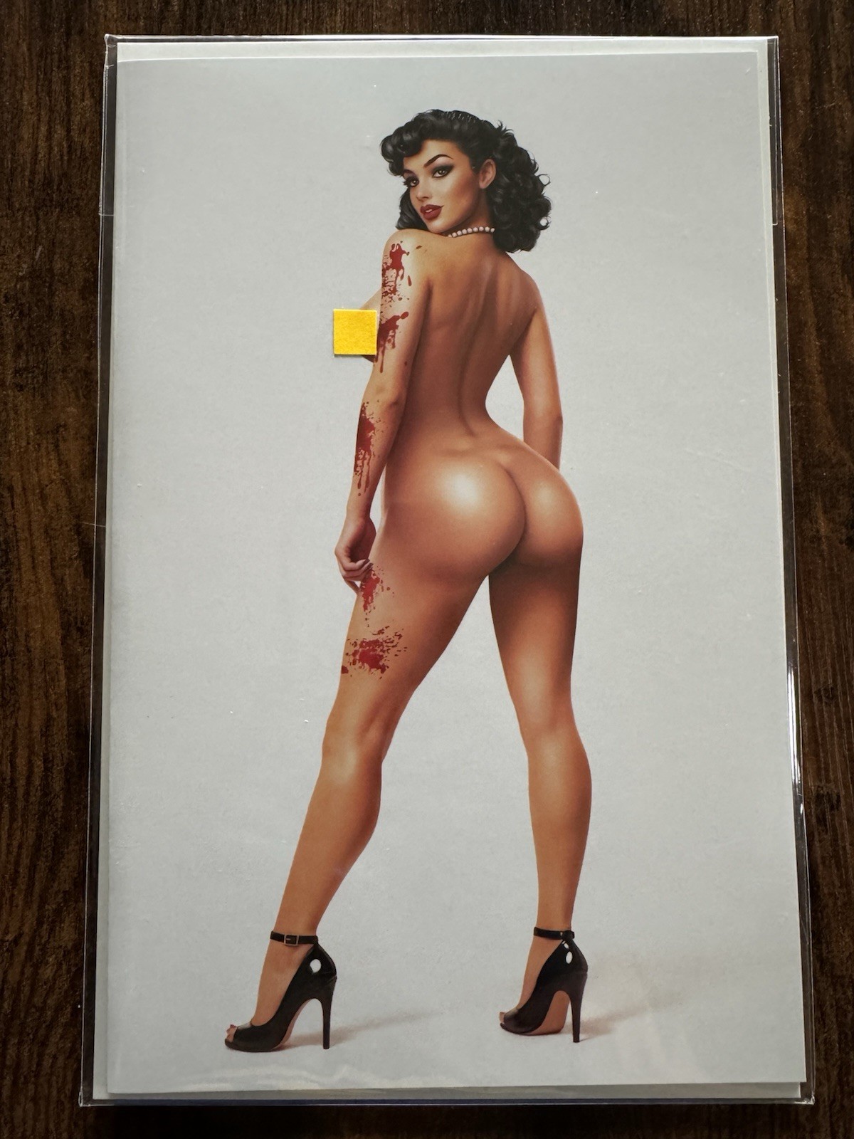 Lipstick Massacre #1 Topless Full Naughty Retro Pin-Up Cool Comics Limited 100