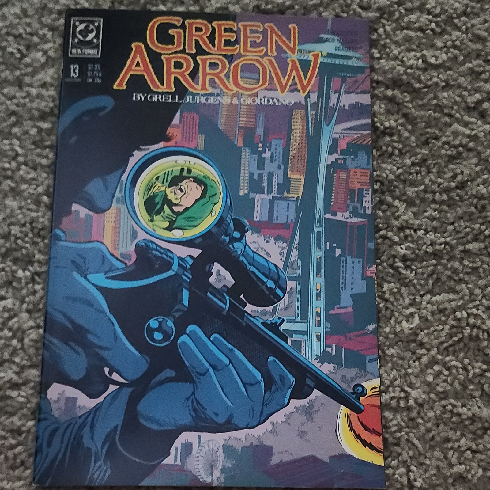 DC Comics Green Arrow #13 (1989) Mike Grell, Dan Jurgens, Dick Giordano