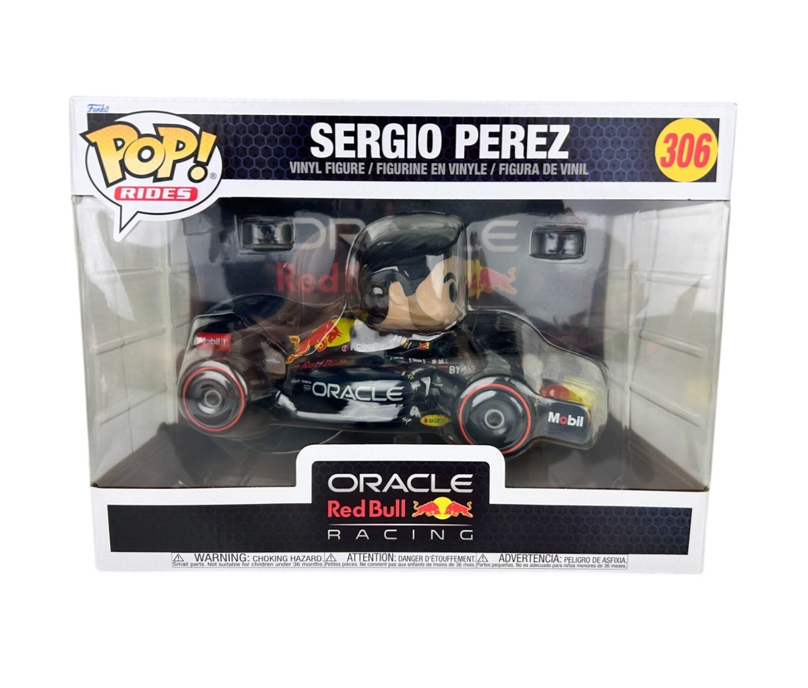 Funko Pop Rides Oracle Red Bull Racing Sergio Checo Perez Deluxe #306 Figure Toy